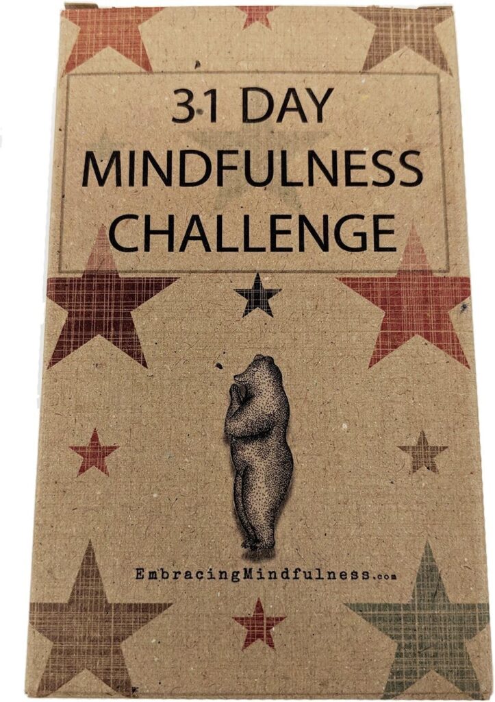 31 Day Mindfulness Challenge Cards - Take One a Day for a Month of Mindfulness