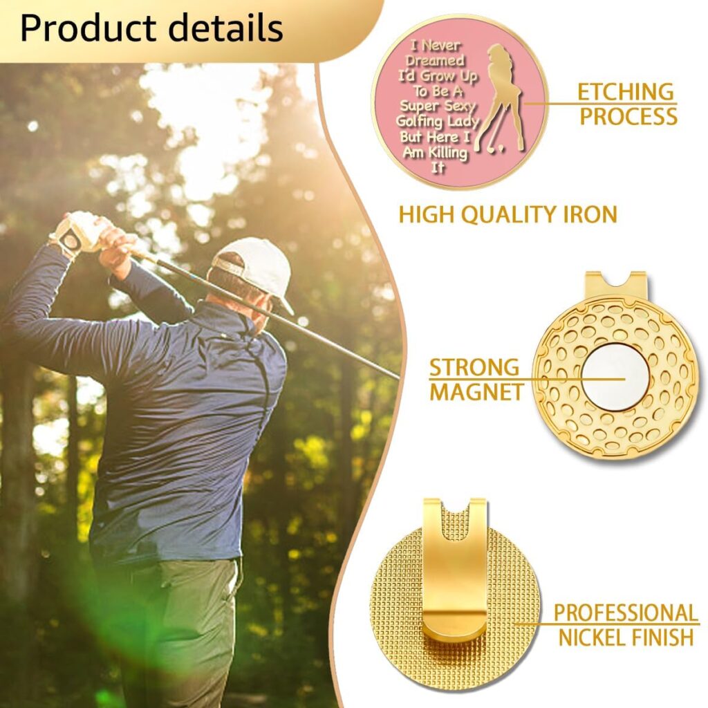 I Never Dreamed Id Grow UP to Be A Super Sexy Golfing Lady Golf Ball Marker, Funny Golf Gift for Woman