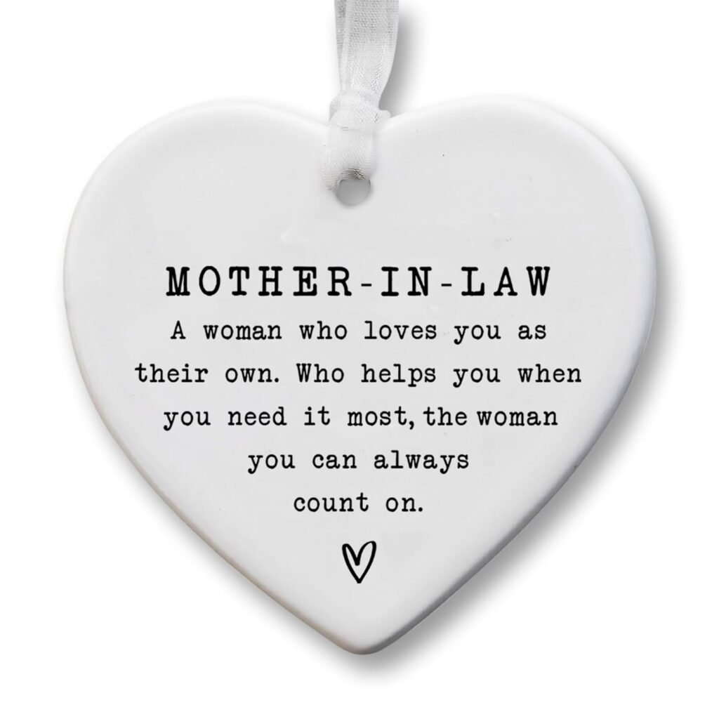 Mother-in-law Gift | Thoughtful Mother-in-laws Birthday Keepsake | Meaningful Present for Mother-in-law | Gift for Mother-in-law | Mother’s Day Gift | Express Gratitude to Mother-in-law